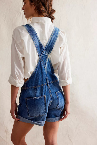 Free People Ziggy Shortalls- Mantra