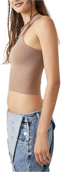 Free People Clean Lines Cami- Strawberry Roan