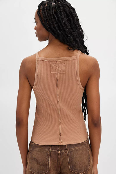 Free People Mia Tank - Macchiato