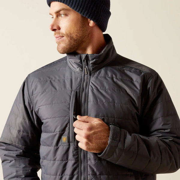 Ariat Men’s Rebar Cordura Ripstop Lightweight Insulated Jacked - Black