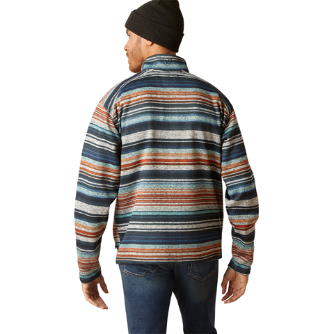 Ariat Men’s Caldwell Full Zip Sweater - Jerry Gray Heather