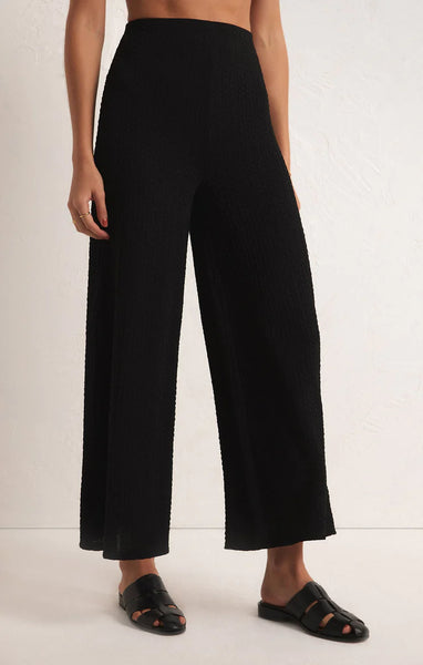 ZSupply Billie Wide Leg Pant- Black