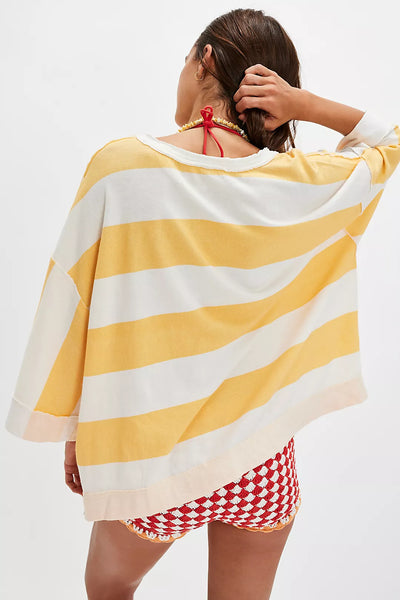 Free People We The Free Wonderful Tee - Yellow Combo