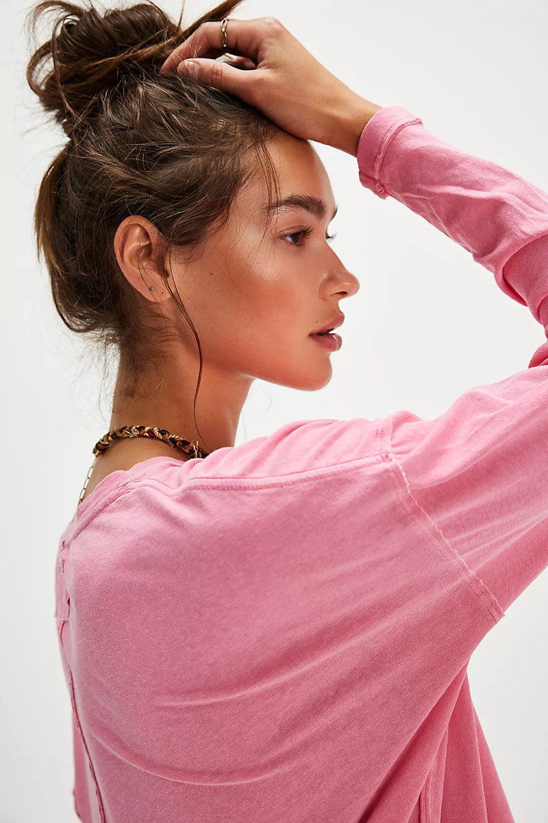 (取寄) フリーピープル レディース ニーナ ティー ロング スリーブ Free People women Nina Tee Long Sleeve Flowering Ginger Free People Nina Long-Sleeve Tee - Flowering Ginger – Davis