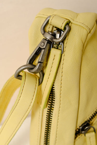 Free People Coffee Date Crossbody- Lemon