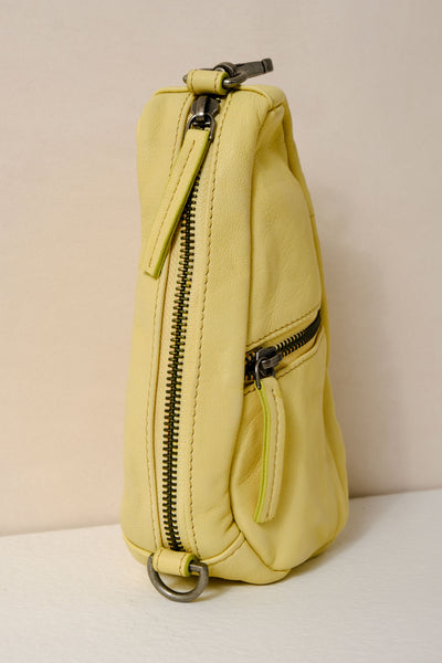 Free People Coffee Date Crossbody- Lemon