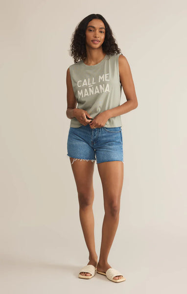 Zsupply Manana La Mer Tank - Sage Green