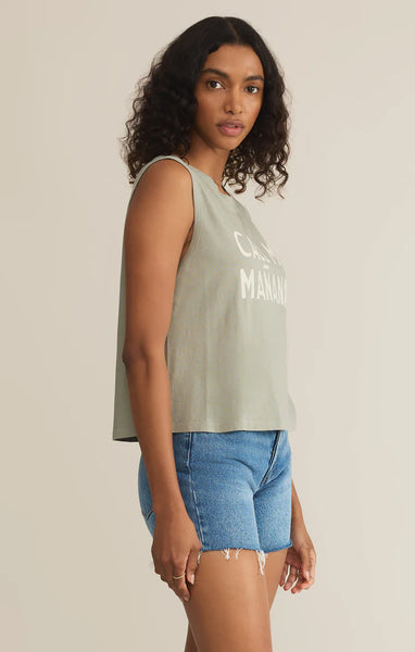 Zsupply Manana La Mer Tank - Sage Green