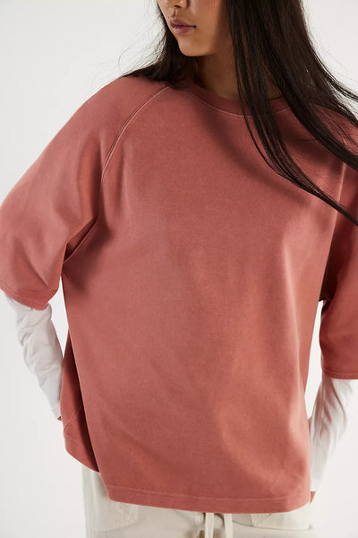 Free People We The Free Joah Tee - Cedarwood