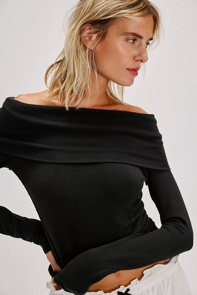 Free People We The Free Iris Layering Top - Black
