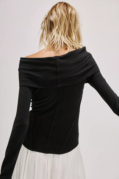 Free People We The Free Iris Layering Top - Black
