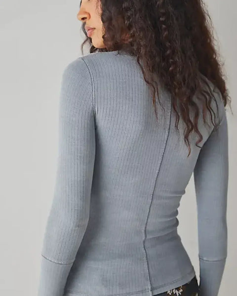 Free People The Rickie Top - Grey Haze