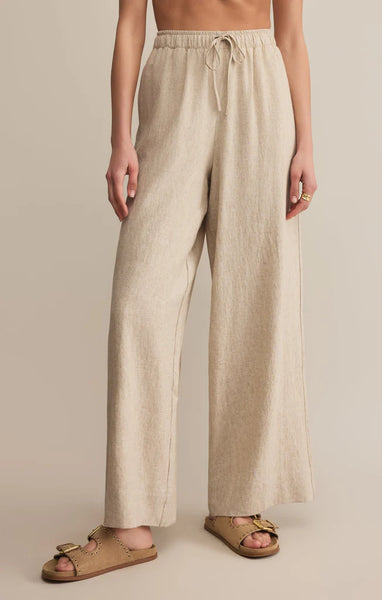 ZSupply Henri Washed Linen Pant - Flax