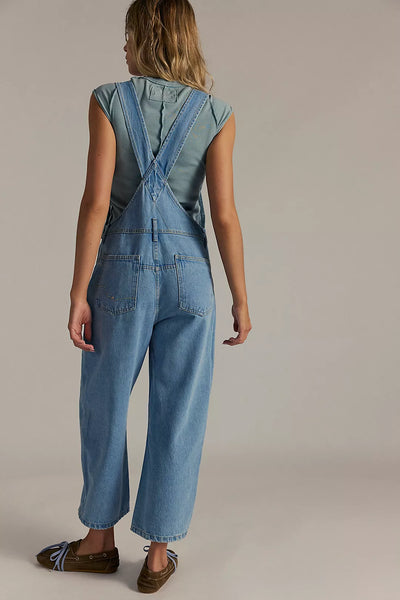 Free People We The Free Deep Trance Overalls- Tunnel Vision
