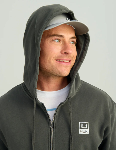 Huk’d Up Logo Full Zip Hoodie