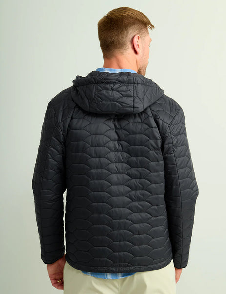 Huk Scale Primaloft Hooded Jacket - Black