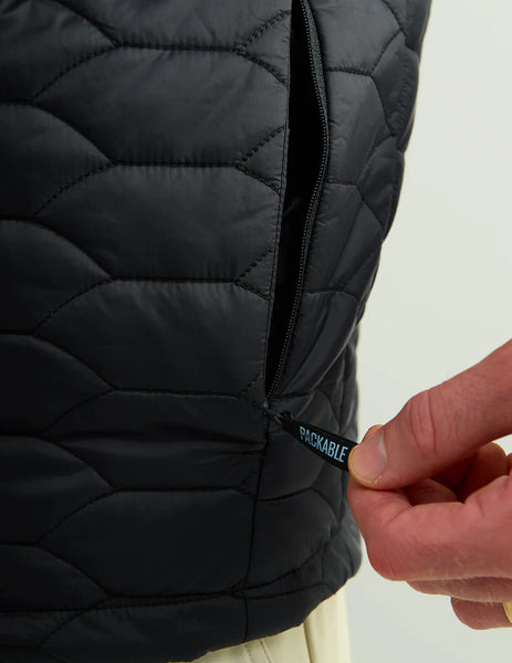 Huk Scale Primaloft Hooded Jacket - Black