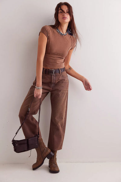 Free People We The Free Protagonist Tee - Oiled Oak