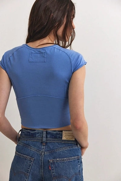 Free People We The Free Protagonist Tee - Midnight Rain