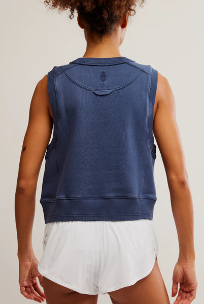 Free People Intercept Tank - Midnight Navy