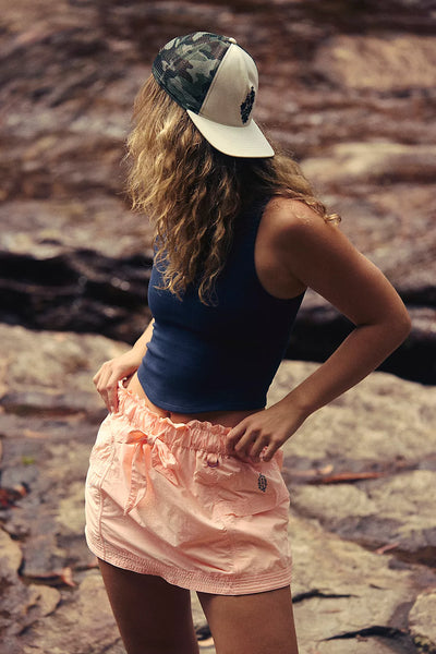 Free People In The Wild Skort - Pastel Peach