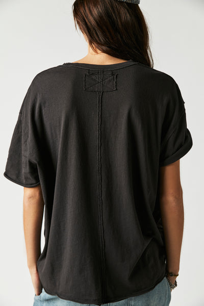 Free People Nina Tee- Black