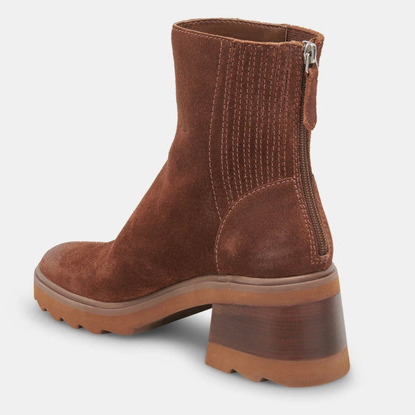 Martey Booties- Cocoa Suede