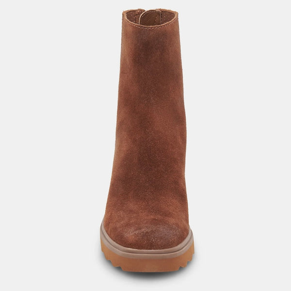 Martey Booties- Cocoa Suede