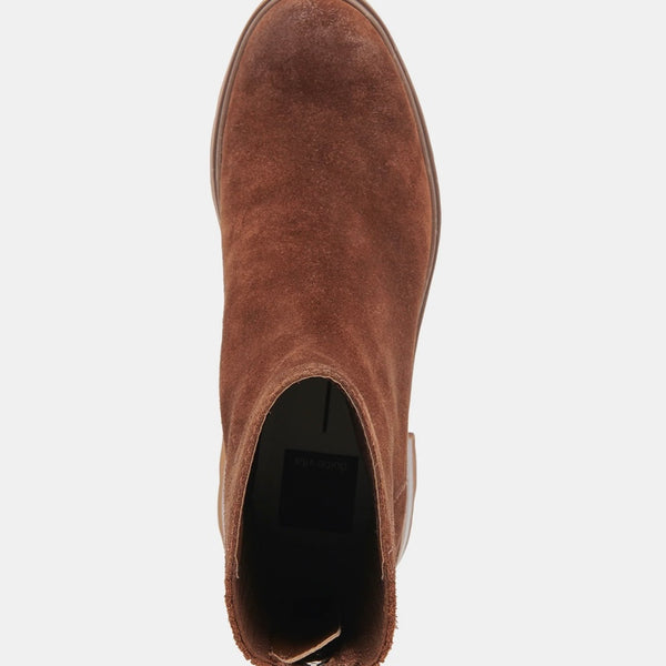 Martey Booties- Cocoa Suede