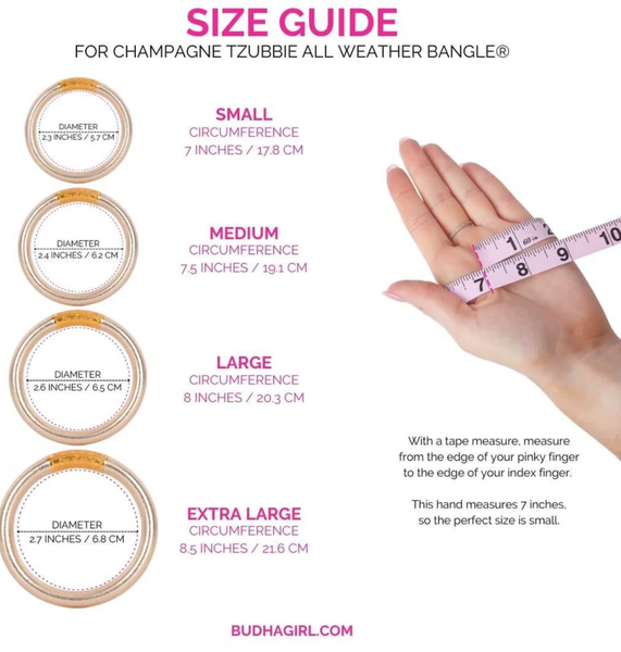 Budha Girl Tzubbie Champagne Bangle