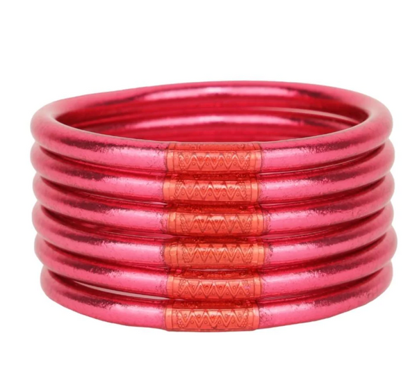 Budha Girl All Weather Bangles- Pink