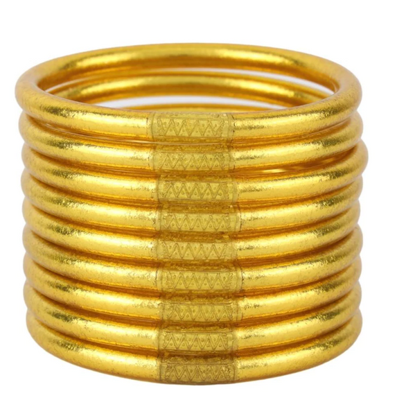 Budha Girl All Weather Bangles- Gold