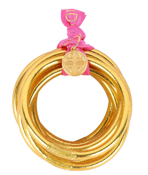 Budha Girl All Weather Bangles- Gold