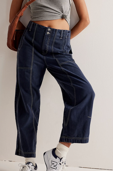 Free People Sawyer Carpenter Pant- Eclipse