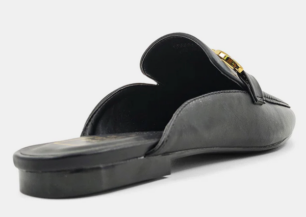 Andromeda Slip On Loafers- Black