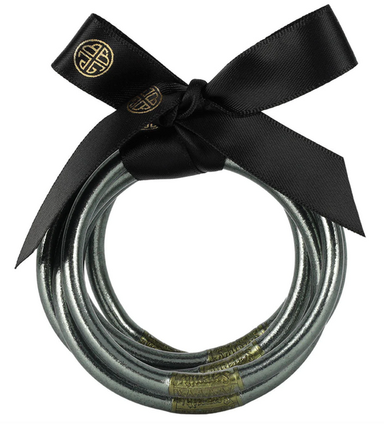 Budha Girl All Weather Bangles- Graphite