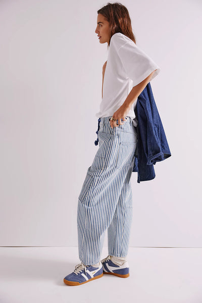 Free People Moxie Railroad Low-Slung Jeans