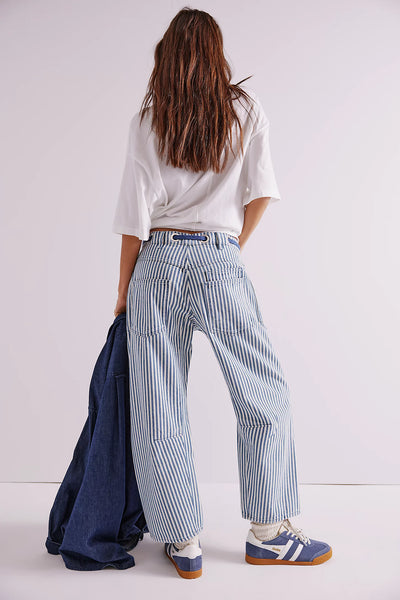 Free People Moxie Railroad Low-Slung Jeans