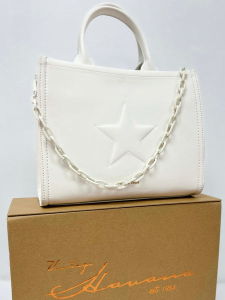 Vintage Havana Alyce Purse- Pink & White