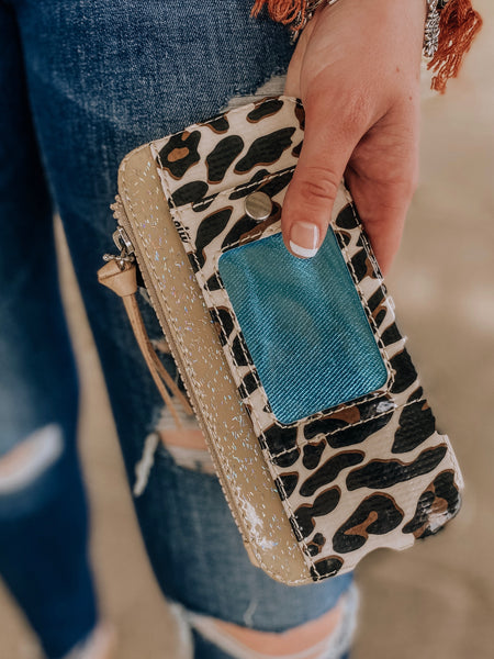 Mona Leopard Card Organizer