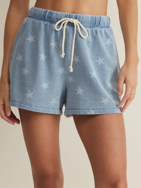 ZSupply Written Stars Short-Ocean Air Indigo