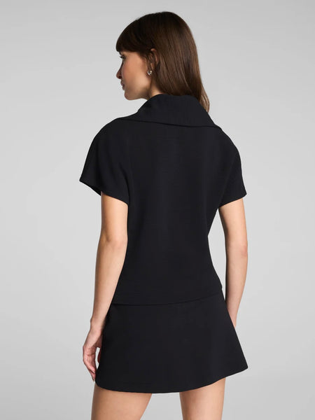 SPANX AirEssential French Rib Short Sleeve Half Zip - All Colors