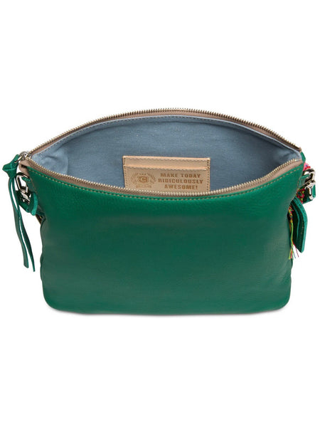 Teal Downtown Crossbody