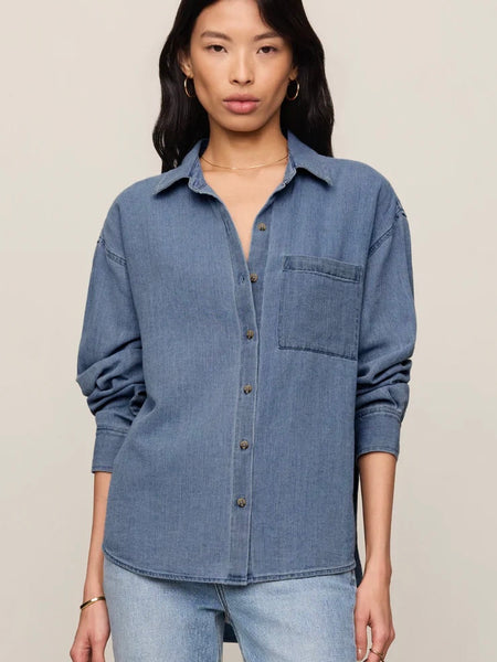 ZSupply The Perfect Twill Button Up - Classic Indigo