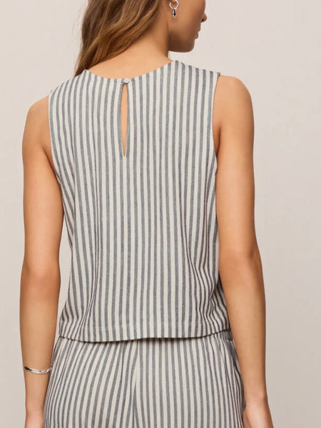 ZSupply Sloane Knit Striped Top - Eclipse