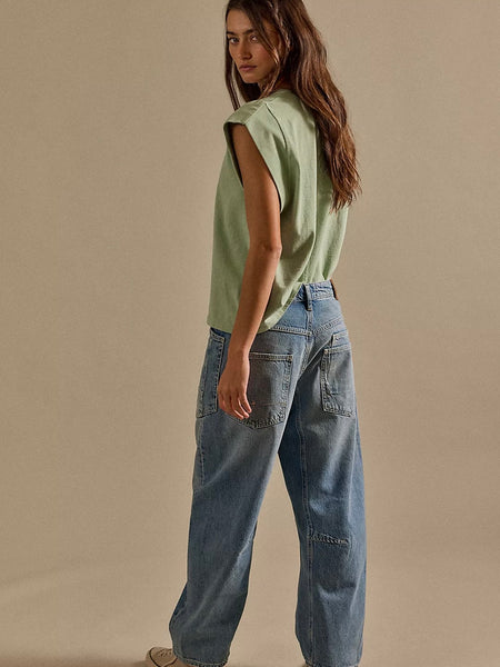 We The Free Minimalist Moxie Barrel Jeans- County Fair
