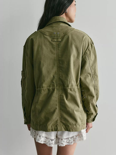 Free People Marlow Surplus Jacket - Olivine