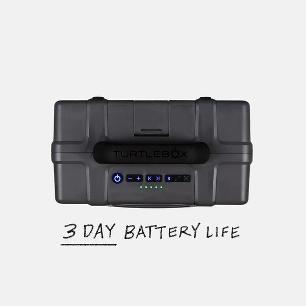 Turtlebox Grande Portable Speaker - Gray