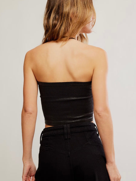 Free People Amelia Foil Bandeau - Black Combo
