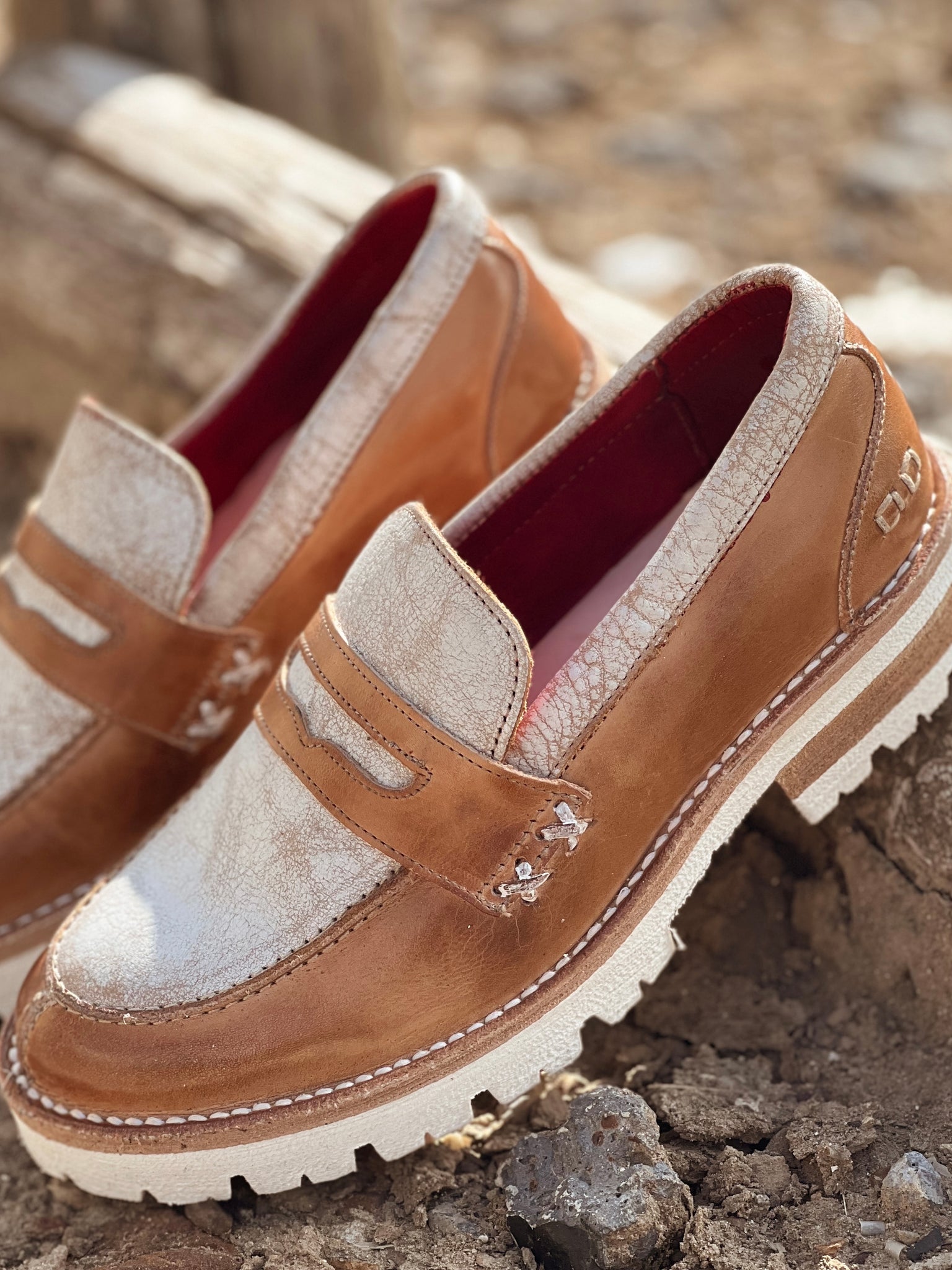 Reina Loafers- Tan Rustic Nectar Lux